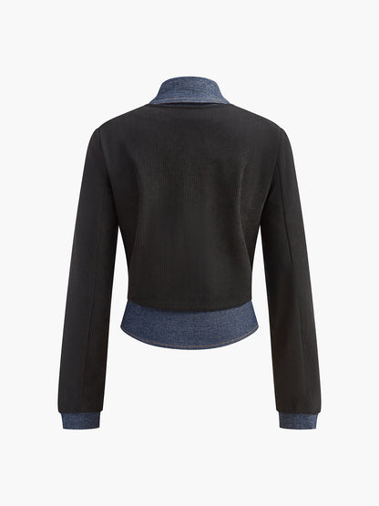 2'si 1 Arada Kot Panel Polo Tişört