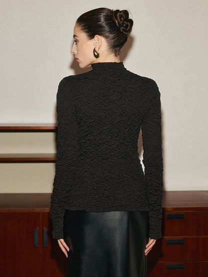 Marul Kenarlı Buruşuk Kazak