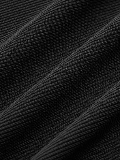 Volanlı İnce Örgü Uzun Elbise