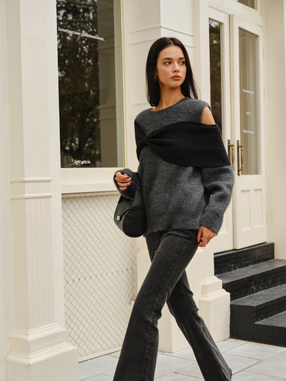 Fiyonklu Ön Kesimli Shift Kazak