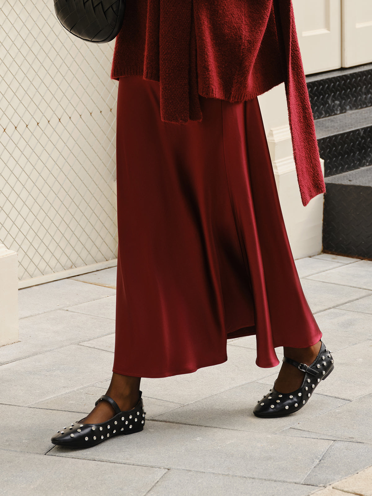 Çivili Tokalı Askılı Mary Jane Bale Ayakkabıları