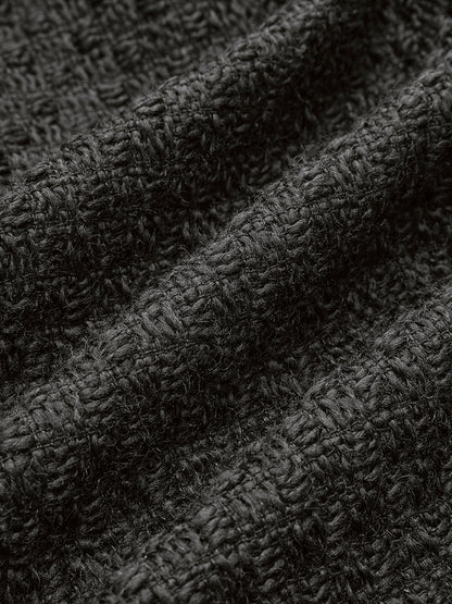 Altın Fiyonklu Tweed Ceket