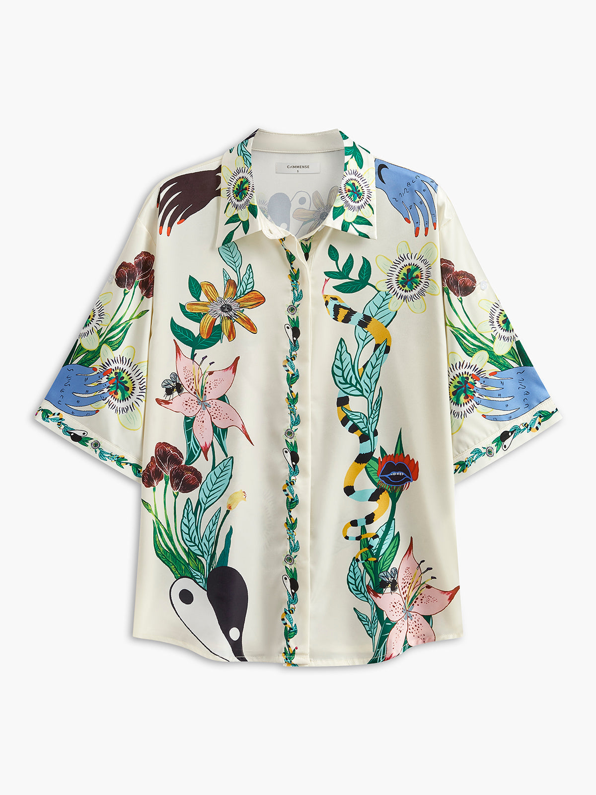 Çiçek Desenli Pantolon Takımı