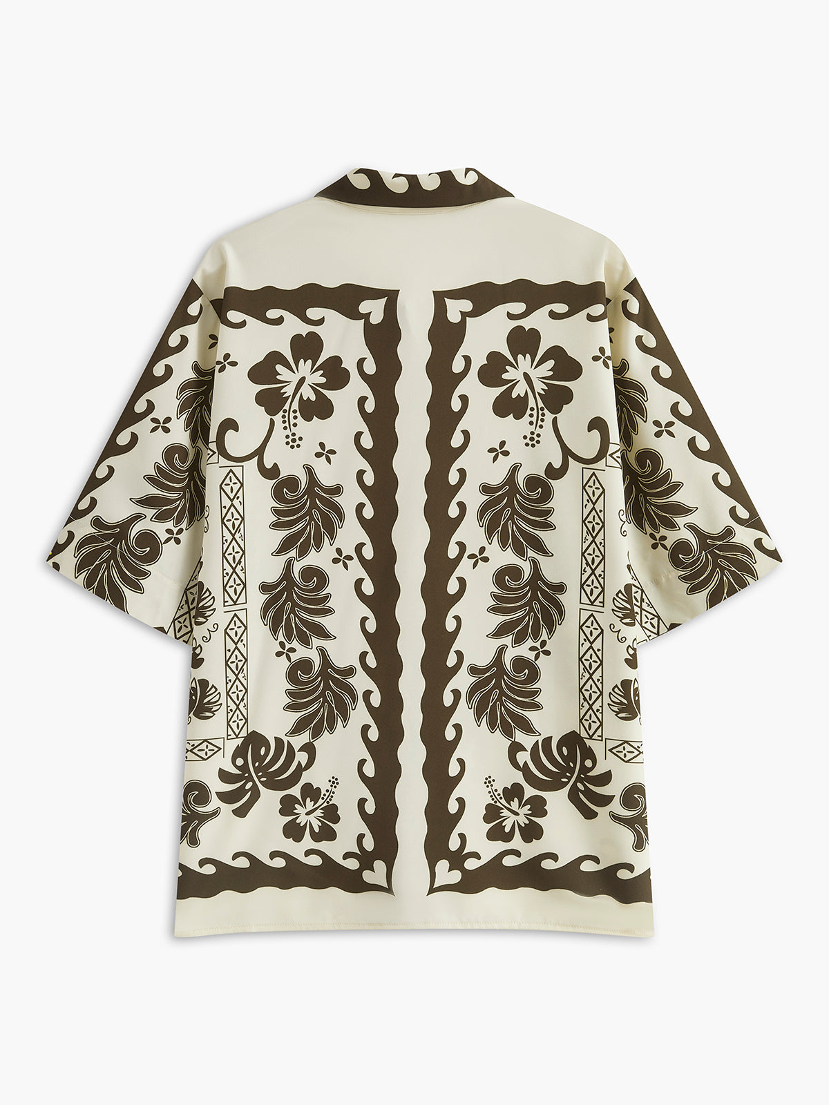 Tropikal Bitki Desenli Tatil Etek Takımı