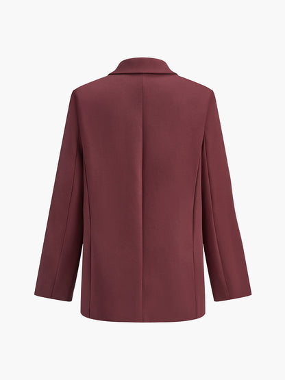 Temel Boru Düğmeli Blazer