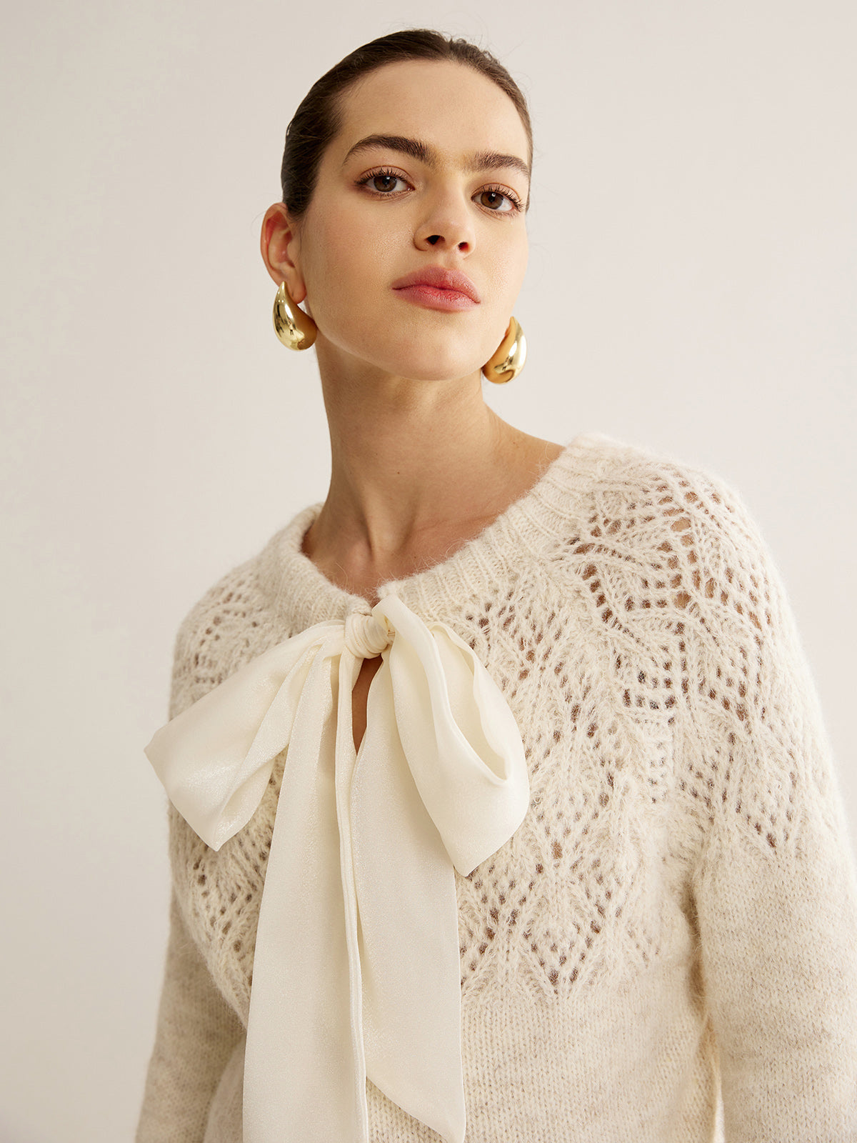 İki Yönlü Tığ İşi Fiyonklu Kazak