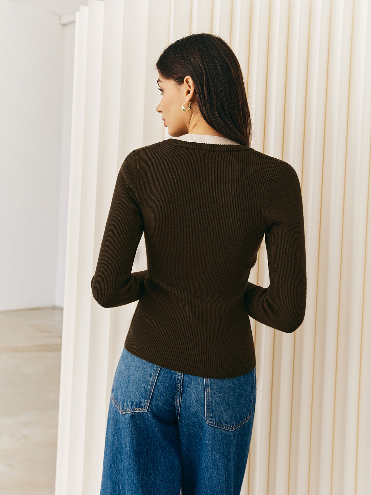 2'si 1 Arada Ribana Örgü Üst