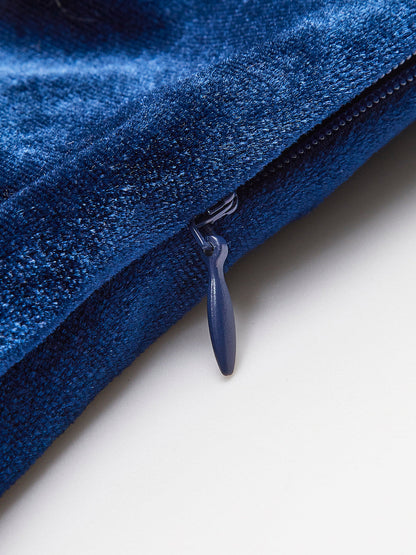 Kadife Fermuarlı Askılı Üst