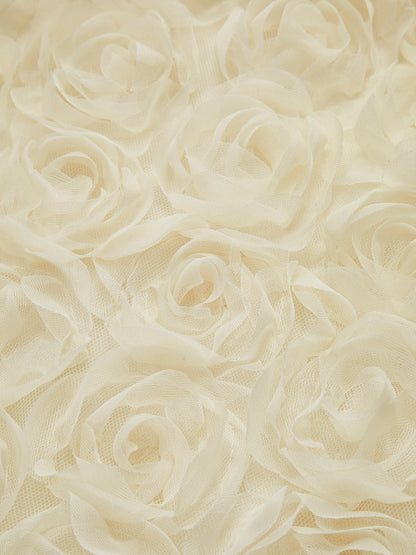 Romantik Bağcıklı Ön Rozet Ceket