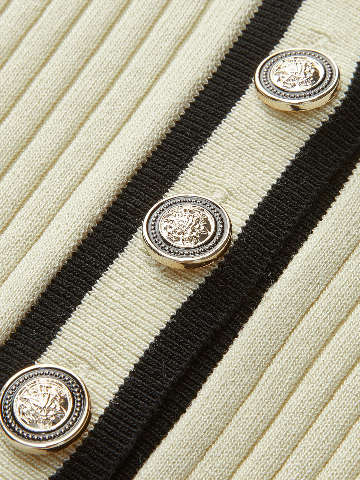 Kontrast Kesim Yakalı Ribana Örgü Kısa Kollu Midi Elbise