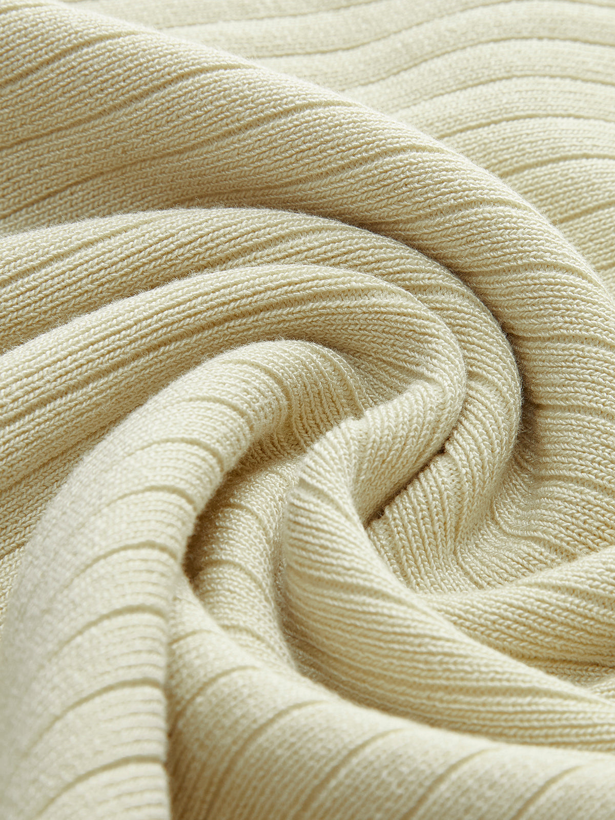 Kontrast Kesim Yakalı Ribana Örgü Kısa Kollu Midi Elbise