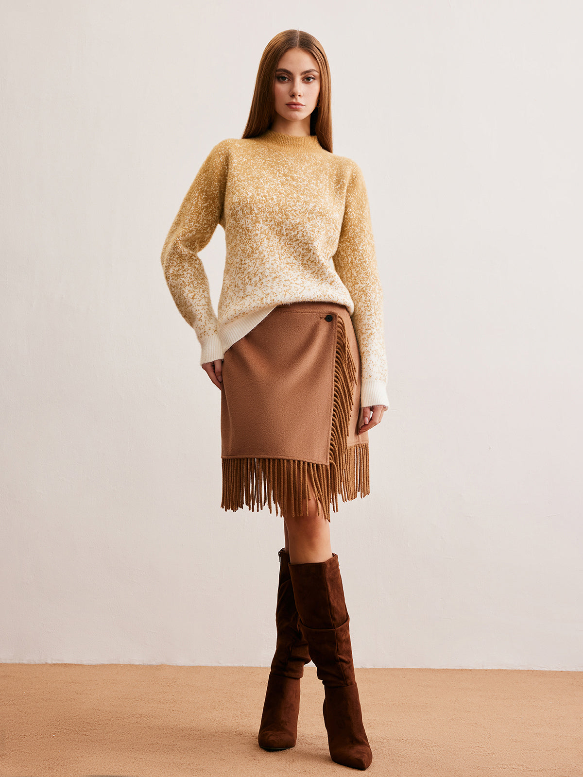 Romance Kaşmir Degrade Kazak