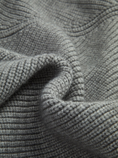 Leisure Kontrast Yaka Örgü Üst