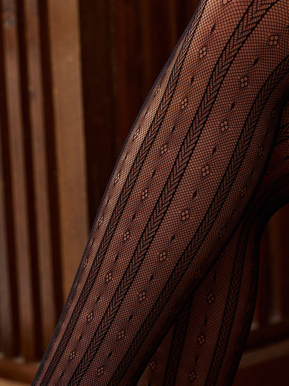 İçi Boş Çiçekli Tayt