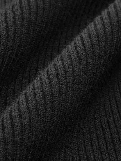 Minimalist Balıkçı Yaka İnce Örgü Üst