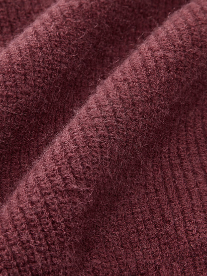 Kontrast Fiyonklu Belden Bağlamalı Kazak