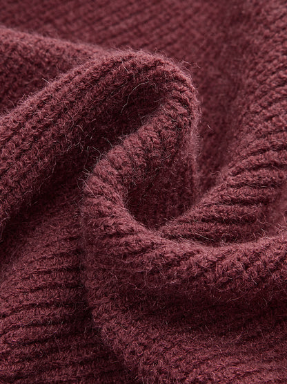 Kontrast Fiyonklu Belden Bağlamalı Kazak