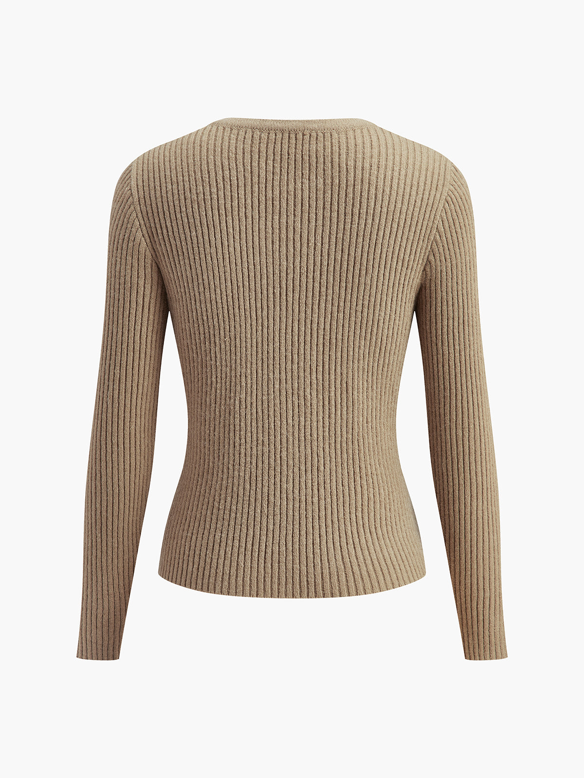 Düğmeli Yırtıklı Hırka