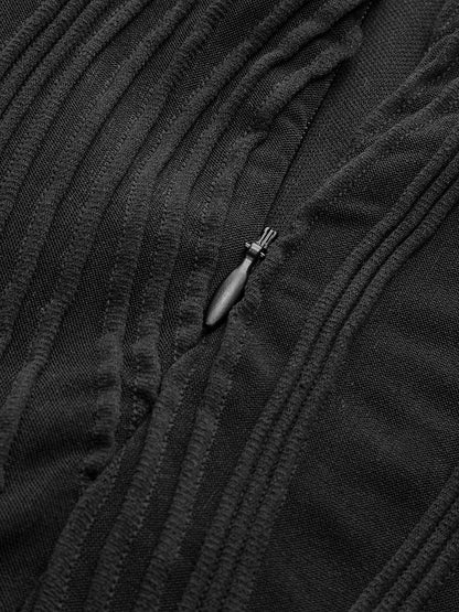 Pileli Askılı Elbise