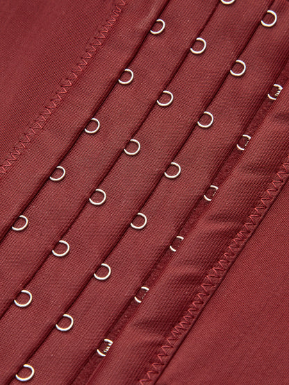 Yarı Şeffaf Spagetti Askılı Korse Üst