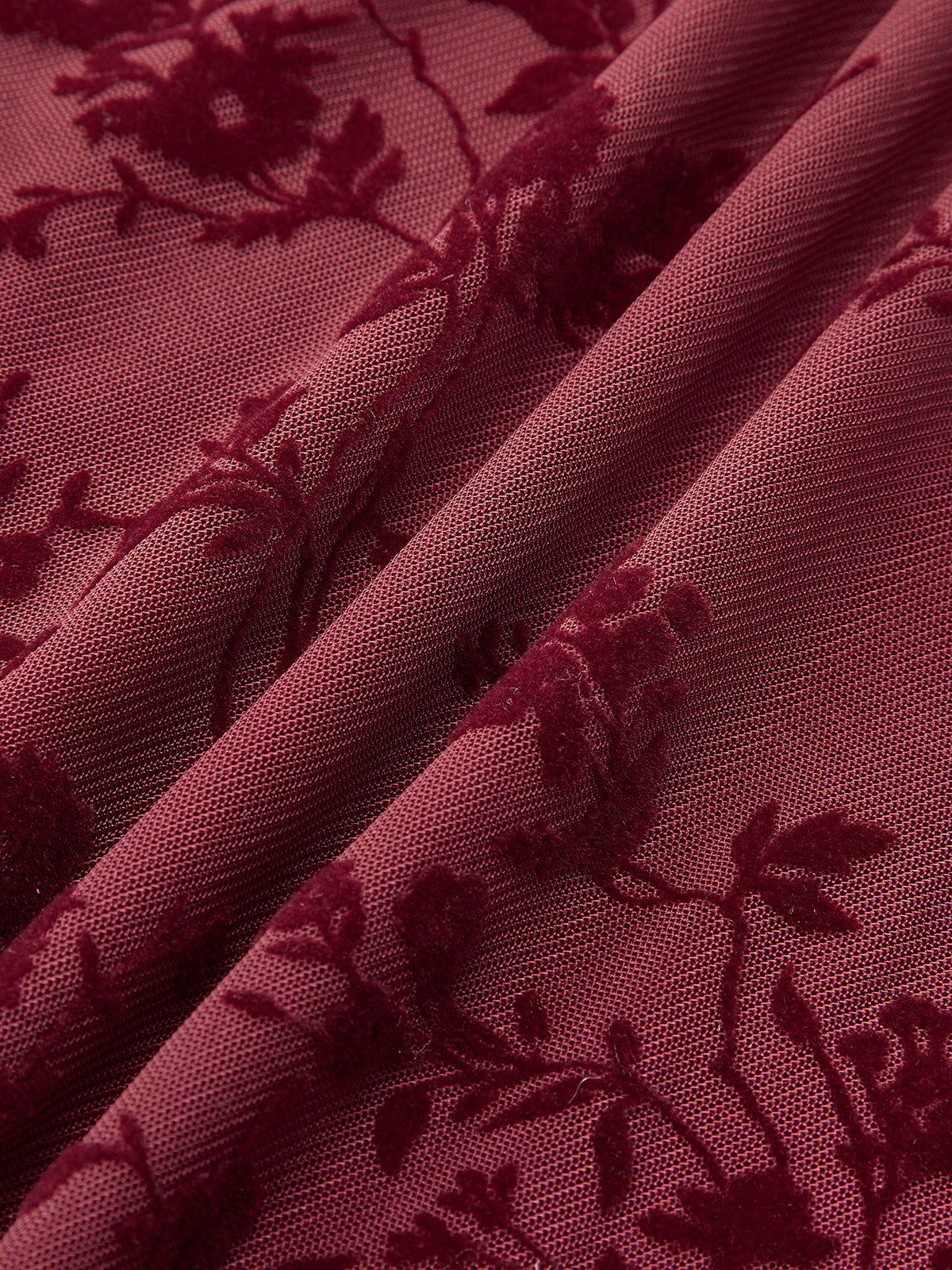 Çiçekli Volanlı Etek Ucu Bağlamalı Elbise