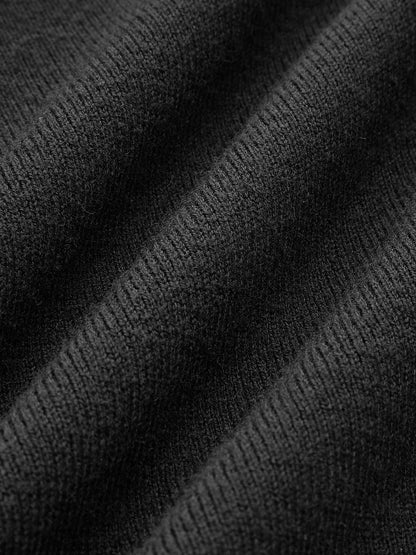 Omuzdan Bağlamalı Uzun Kollu Örgü Üst