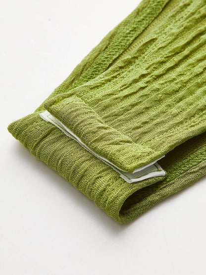 Önü Bükülmüş Tek Omuzlu Bodysuit