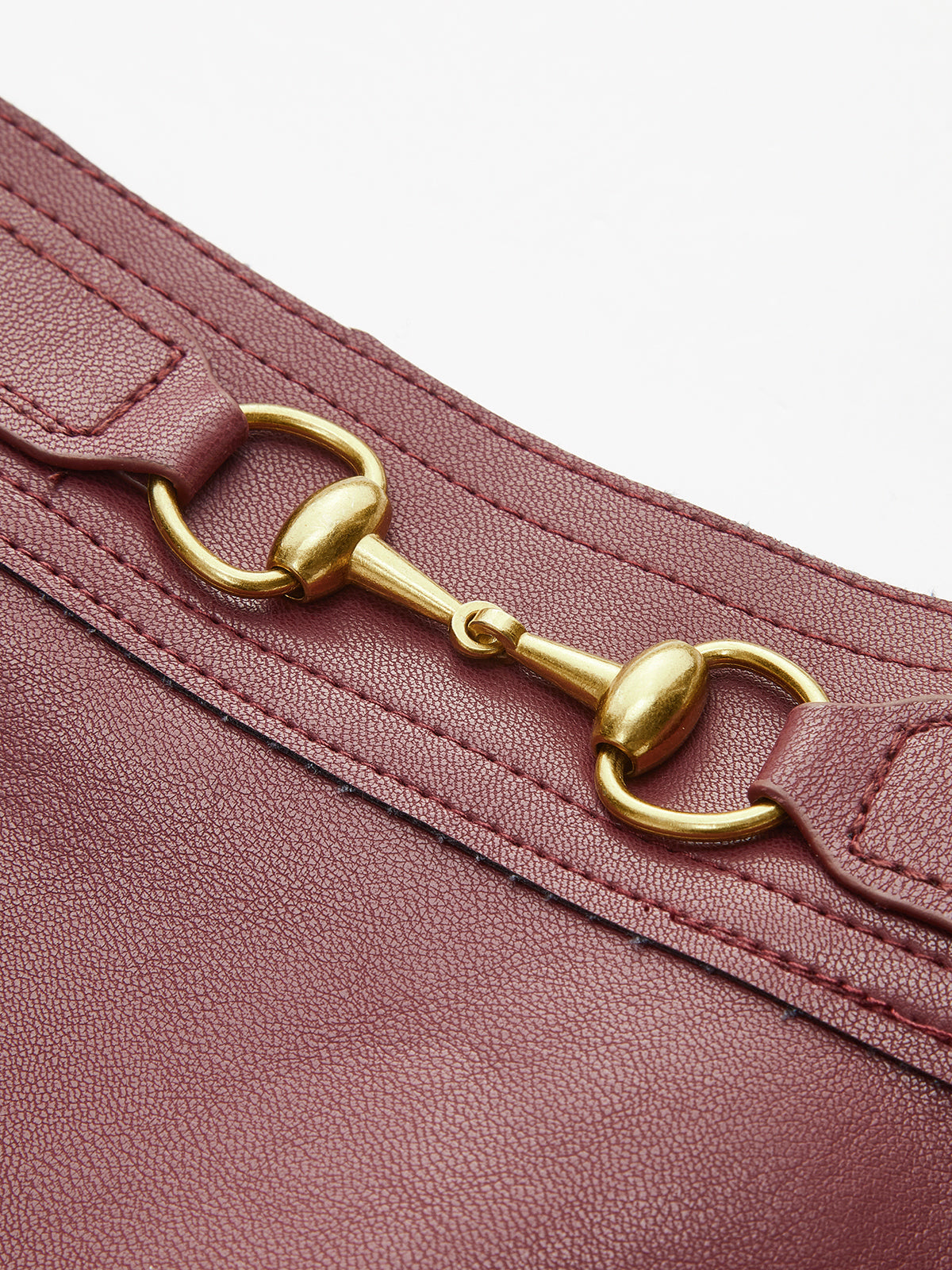 Mıknatıslı Kapatmalı Suni Deri Etek