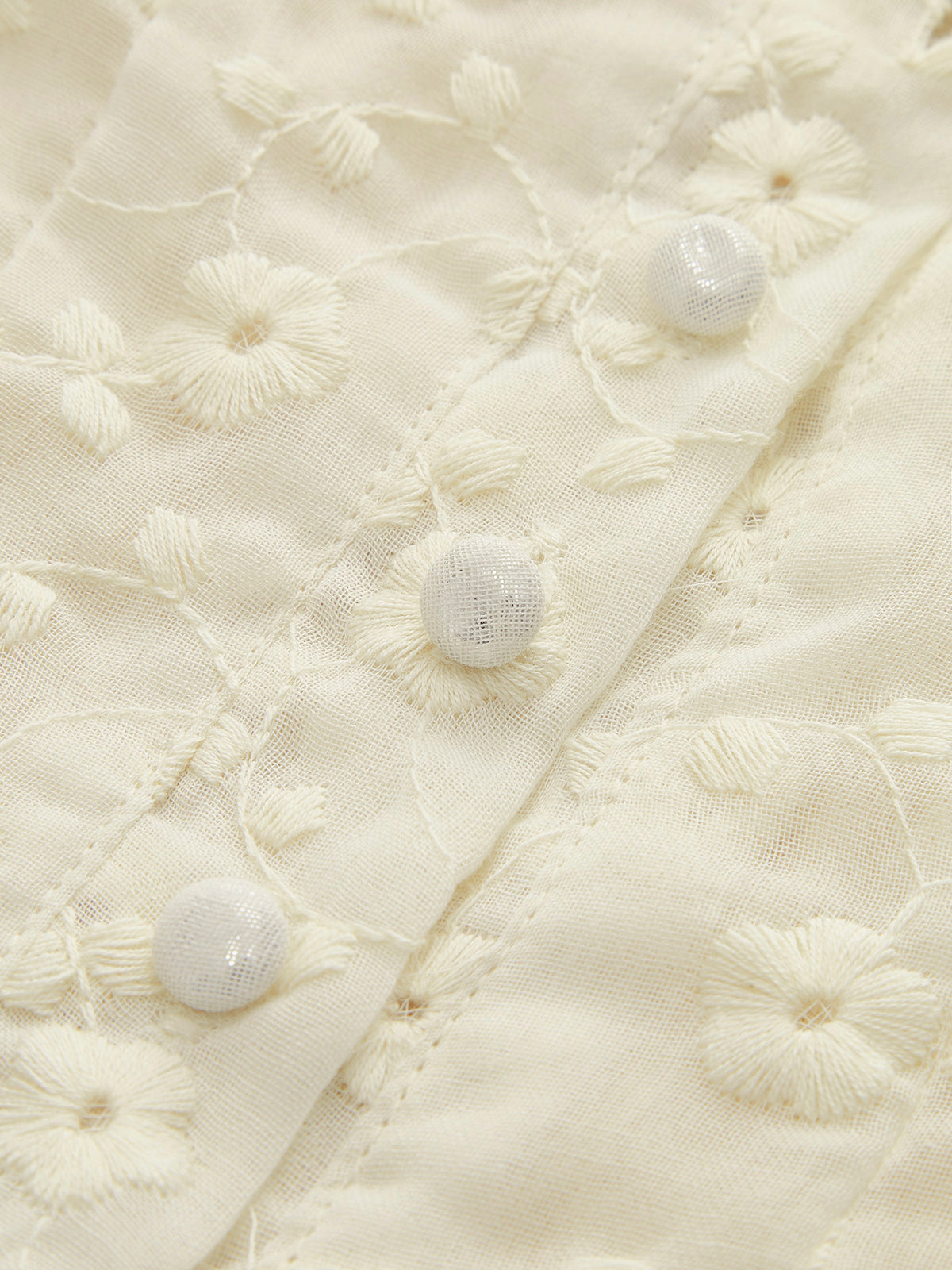 Dantel Kenarlı Çiçekli Peplum Üst