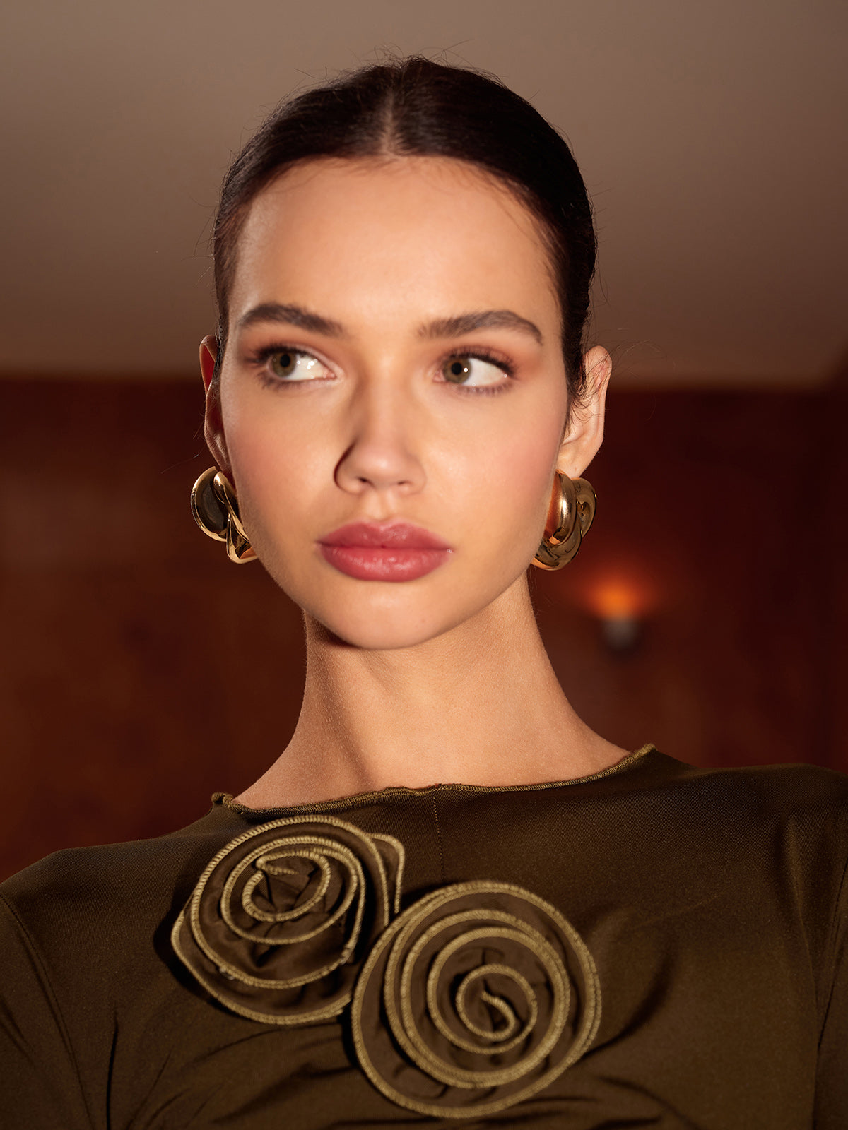 Düğümlü Altın Kulak Manşeti