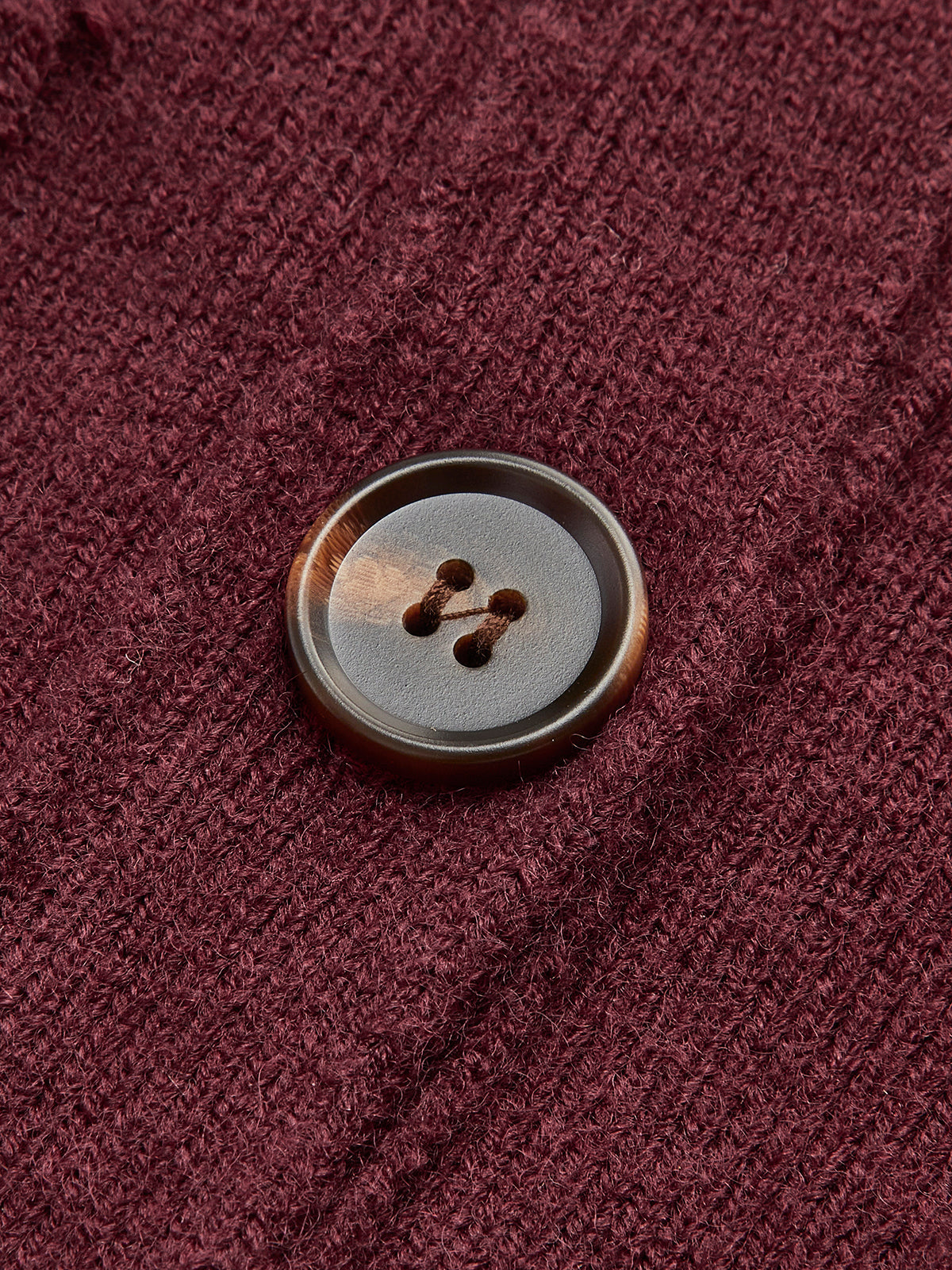 V Yakalı Düğmeli Hırka