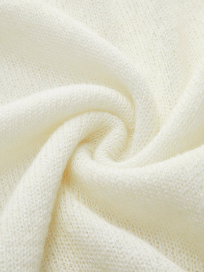 Boş Drapeli Dar Örgü Üst