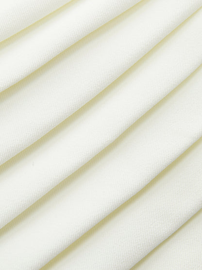 Pileli Manşet Yaka Bağcıklı Düğmeli Gömlek