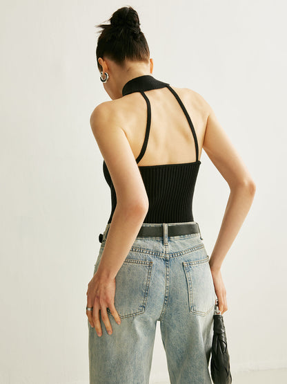 Halka Detaylı Kaburga Askılı Üst