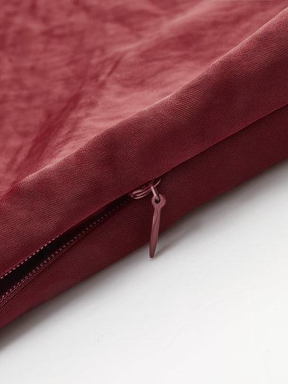 Kapüşonlu Yaka Metal Detaylı Saten Atlet