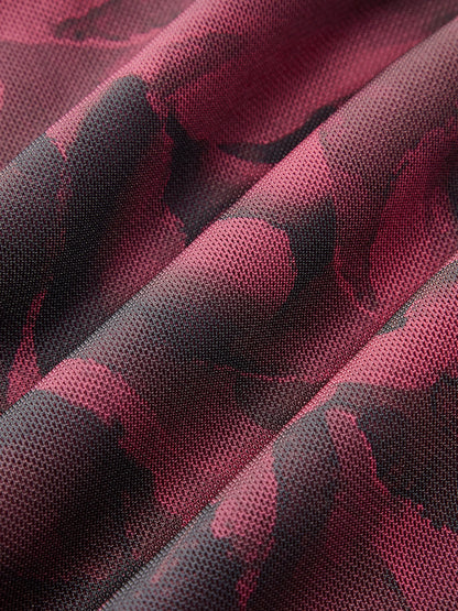 Çiçekli Dantel Askılı Atlet Elbise