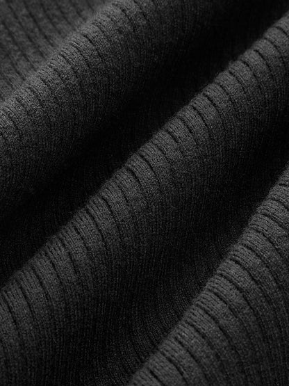 Kaburga Kontrast Manşetli Kazak