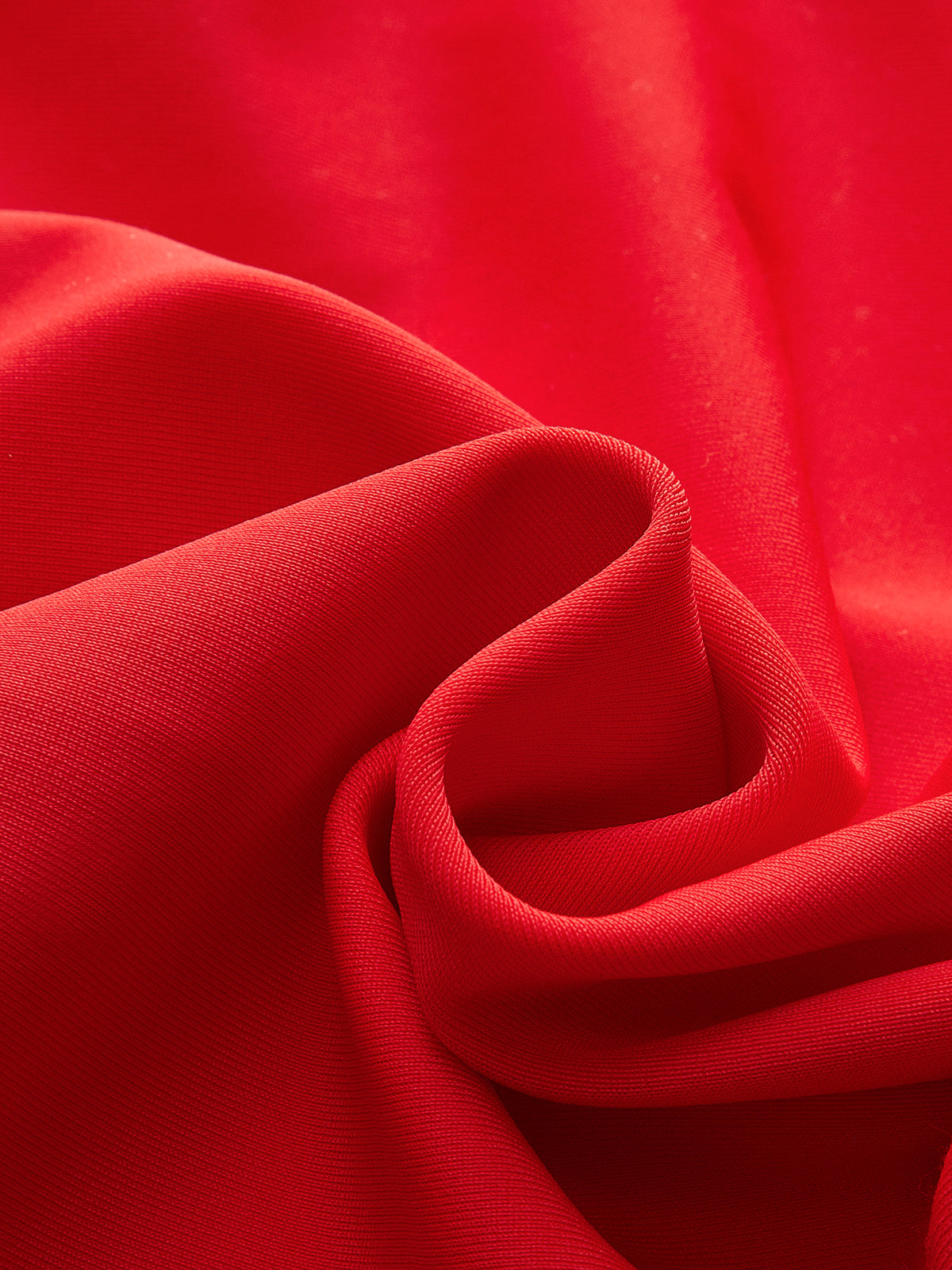 Kırmızı Tek Parça Kesik Mayo