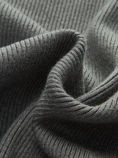 Düz Düğmeli Örgü Hırka