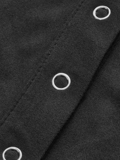 Düğmeli Yaka Bodysuit