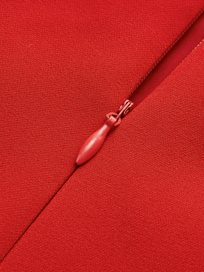 Sırtı Açık Kolsuz Kloş Elbise