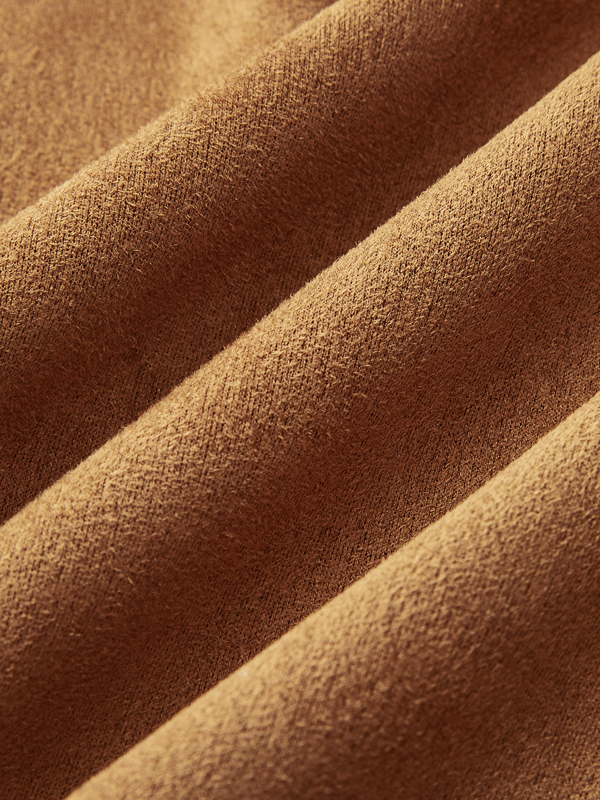 Süet Fermuarlı Sarma Etek