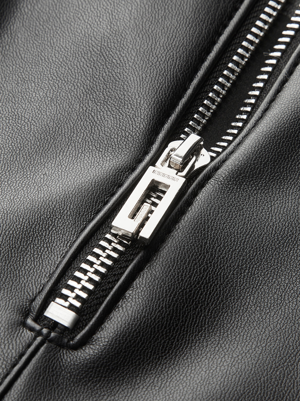 Orta Bel Asimetrik Suni Deri Mini Etek