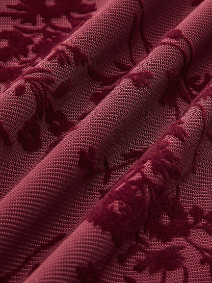 Volanlı Etek Ucu İnce Askılı Çiçekli Elbise