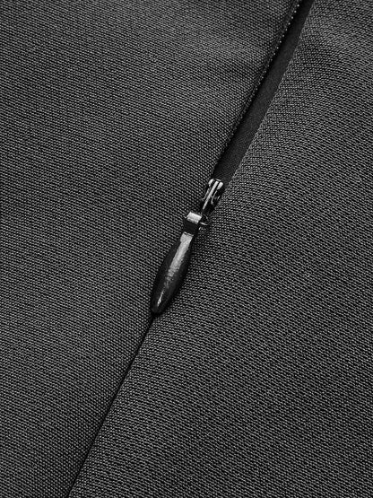 Arka Fermuarlı A Kesim Etek Kemersiz