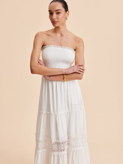 Fırfırlı Askılı Elbise