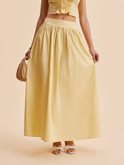 Fırfırlı Kırpılmış Etek Takımı