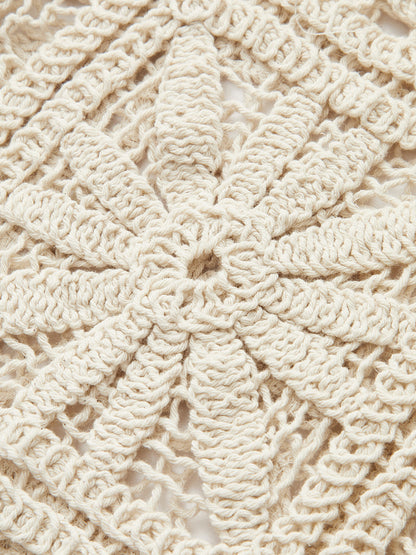 Yarı Şeffaf Lastikli Orta Bel Pantolon