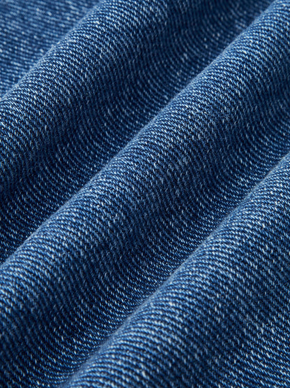 Kot Kemerli Önü Düğmeli Pileli Elbise