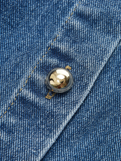 Kot Kemerli Önü Düğmeli Pileli Elbise